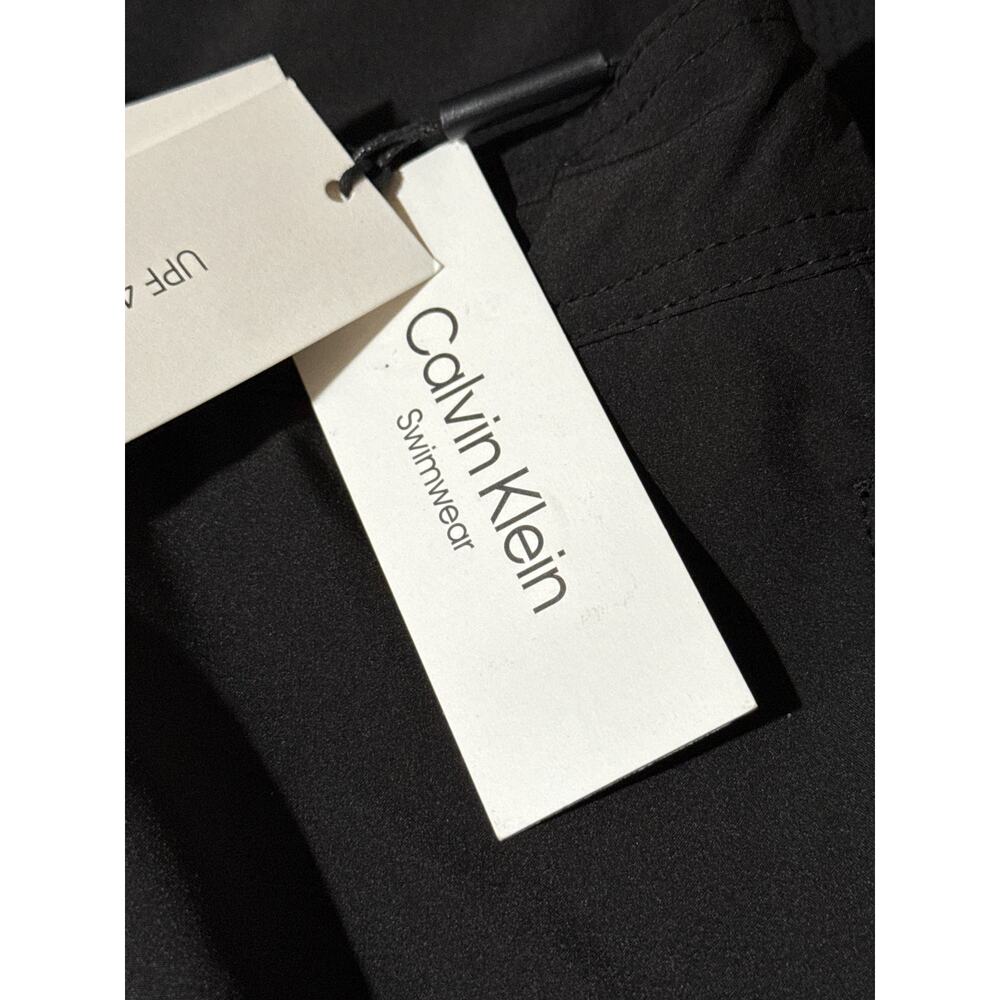 Calvin Klein Black Board Shorts Swim Trunks Boardshorts L NWT - Picture 9 of 11